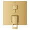 Grohe Eurocube Pressure Balance Valve Trim With 3-Way Diverter With Cartridge, Gold 29426GN0 - alternate 2